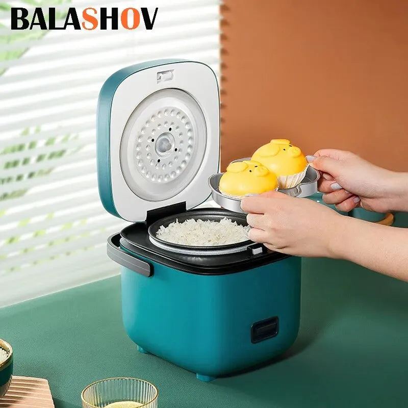 Smart Mini Electric Rice Cooker: Multifunctional Non-Stick Pot with Steamer, Ideal for Home and Kitchen