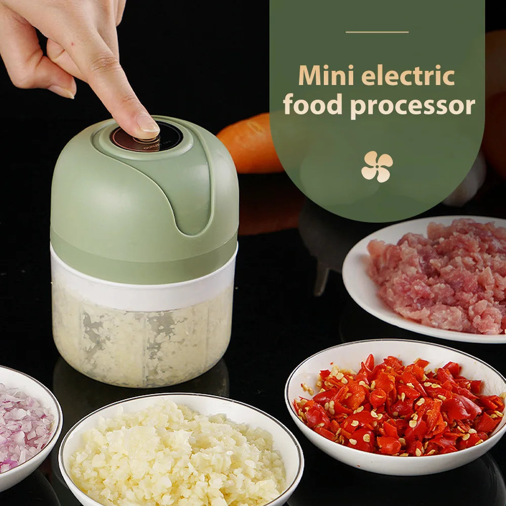 EcoChop USB Electric Food Masher & Mini Chopper