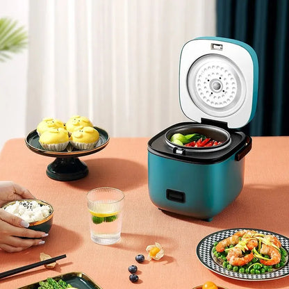 Smart Mini Electric Rice Cooker: Multifunctional Non-Stick Pot with Steamer, Ideal for Home and Kitchen