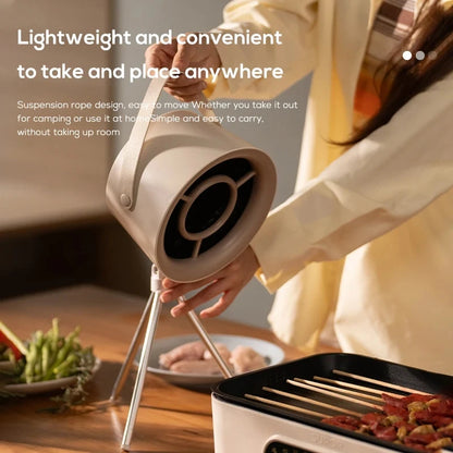 Portable USB-Powered Kitchen Hood Extractor: Mini Desktop Range Hood for Barbecue and Cooking